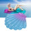Inflatable PVC Float Bed – 145x140cm, Portable Outdoor Accessory 13