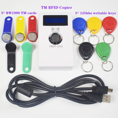 TMRF-2RW IButton Programmer DS1990A Duplicator Cloner Copier 125Khz RFID Reader Writer RW1990 Key Token RFID 1Pcs 1