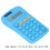 Mini 8-Digit Solar Handheld Calculator with LCD Display, Blue 10