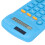 Mini 8-Digit Solar Handheld Calculator with LCD Display, Blue 8
