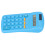 Mini 8-Digit Solar Handheld Calculator with LCD Display, Blue 14