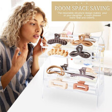 Acryl Klauwclip Organizerhouder, 360 Graden Draaibare Klauwcliphouder en Opslag, Haarclip Organizer Display