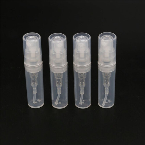 180Pcs Clear 2Ml Atomizer Plastic Bottle Spray Disposable Perfume Empty Sample Bottle for Travel Party
