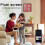 LED Pixel APP Cellphone Control Display 16x16 Programmable Night Light LED Screen Pixel Screen Bedside Light UK Plug 5
