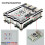 9-Layer Acrylic Case Case for Raspberry Pi 5, Compatible with for Raspberry Pi 5 Active Cooler 3