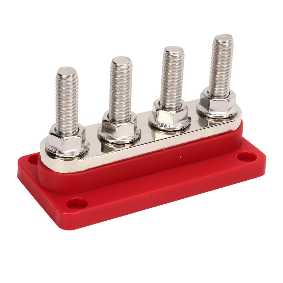 Marine Bus Bar 4 Way M10 300A 12-48V Dc 7293282184350