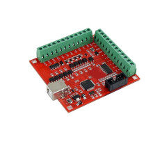Breakout Board Moudle USB for MACH3 4-AXIS Controller Card Support Stepper and Servo Motor 100Khz with USB Cable and CD
