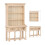 Dollhouse Bookshelf 1/12 Scale 3 Layer DIY Miniature Bookcase 6