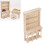 Dollhouse Bookshelf 1/12 Scale 3 Layer DIY Miniature Bookcase 13