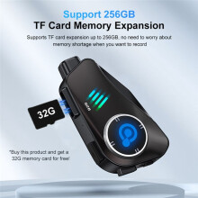 With 32G TF Card Motorcycle DVR 1080P Video WIFI Camera Recorder Handsfree Call HD Waterproof Headphone Helmet Headset