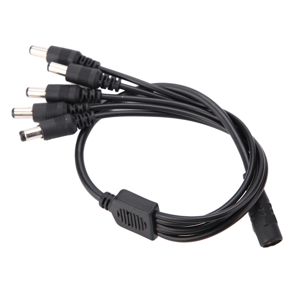 Security Camera Power Cord Splitter 5.5X2.1mm Female To 5 Males Extension Cable 7661392806446