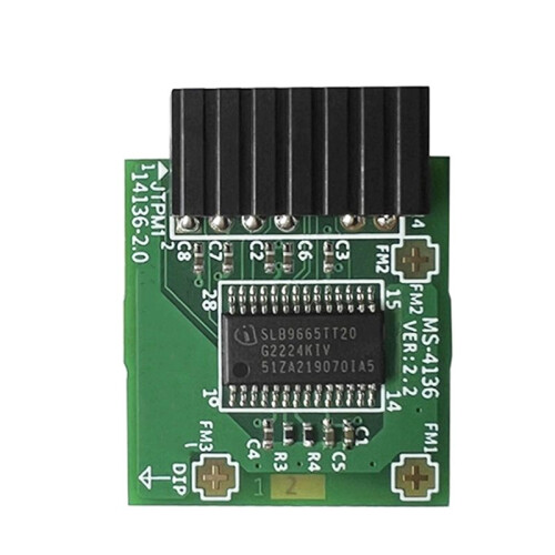 TPM 2.0 Encryption Security Module Board 14Pin TPM 2.0 Module LPC TPM MS-4136 for MSI Motherboards 2