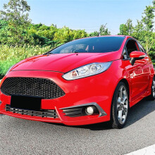 Frontstoßstange Windmesser Dekoration Nebelscheinwerfer Abdeckung Streifen Zierleiste für  Fiesta ST MK7 MK7.5 2012-2017 Kohlefaser
