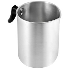 2-Pack Aluminum Candle Making Depositing Pots, 4 Lb Wax Melting Pot with No-Drip Spout and Heat Resistant Handle