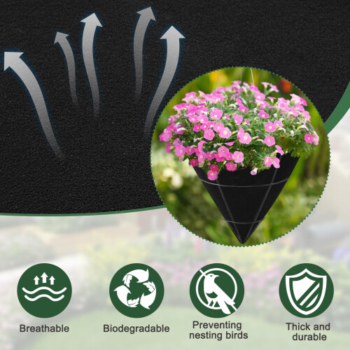 (3pcs14inch) 3PCS Durable Tear-Resistant Felt Pot Liner 2