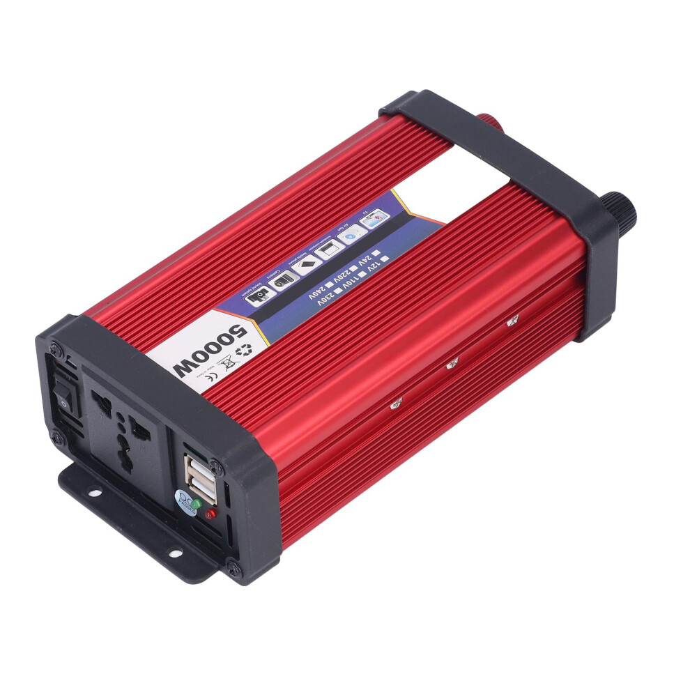 2000W Car Inverter Modified Sine Wave 12V/24V Converter Adapter 9411390490394