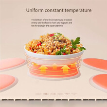 Home Warming Board Table with Food Storage Insulation Board Hot Food and Rice Constant Temperature Board EU Plug