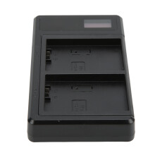 Dual-Batterieladegerät mit LCD-Anzeige für LP E5 Kamerabatterien, 99g