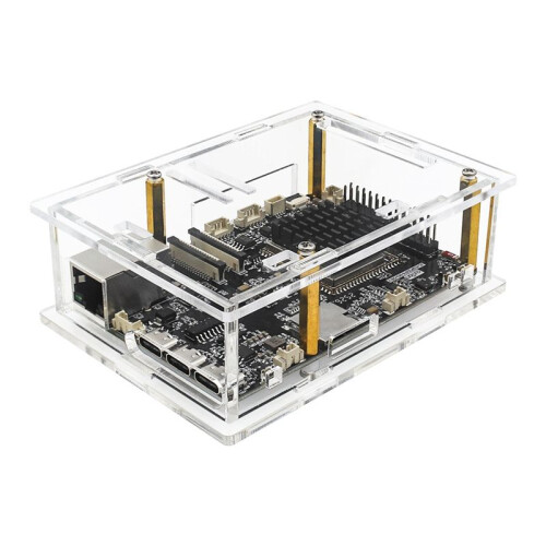 For ESP32-P4 Development Board Acrylic Case for JC-ESP32P4-M3 Development Board Transparent Protective Case 2