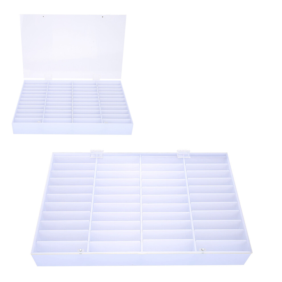 Nail Art Supply Box Clear 44 Sections