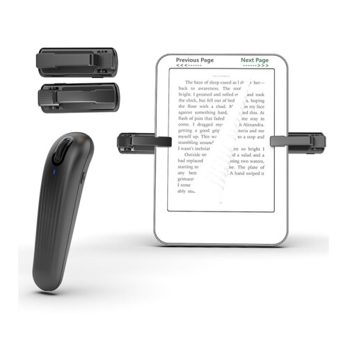 WIreless Ebook Page Turner Remote Control Air Mouse Clicker for  , Enhances Reading Experience 1