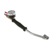 Manômetro de Pressão de Pneu de 220 PSI, Compressor Valvulado para Carro, Van, Bicicleta, Pressão Máxima de Pneu, Alça de Borracha de 220 PSI