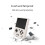 For MIYOO   Game Console Protective Silicone Case Soft Cover Anti-Slip Sleeve with Lanyard 8