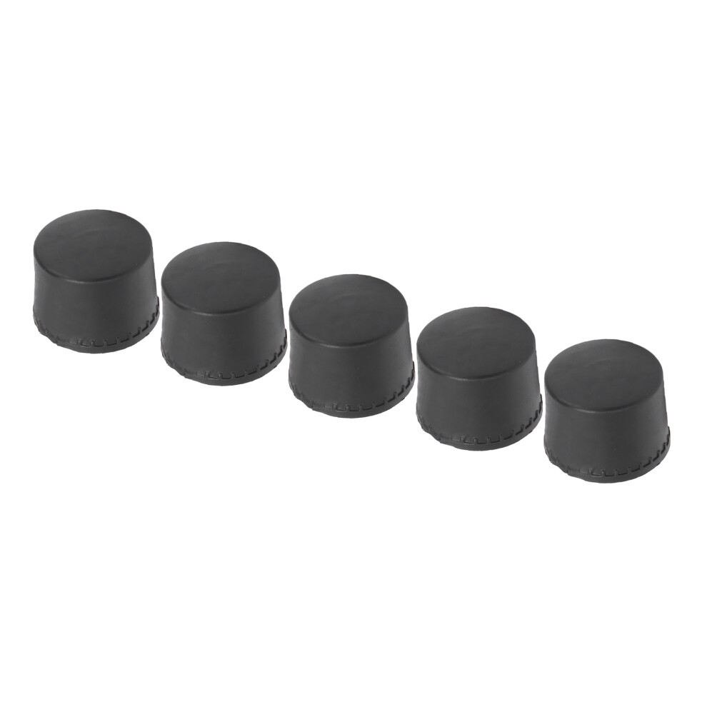 Rubber Hammer Tips 5 Pack Î¦25Mm Non-Slip Oil Resistant Black For Household Diy 9491390471623