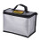 Fireproof Explosionproof Lipo Battery Safe Bag 21.5*11.5*15.5cm Silver Grey 2