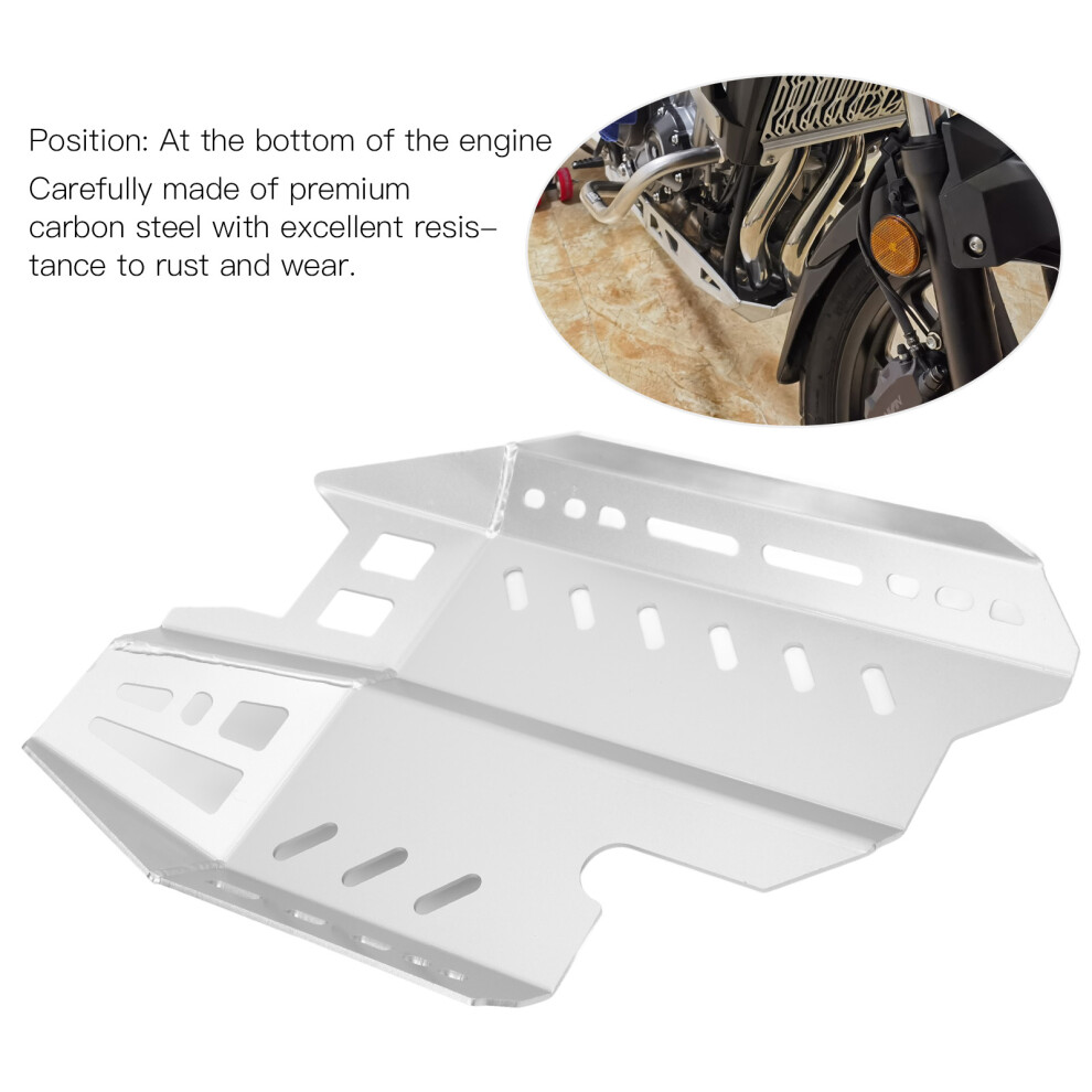 Carbon Steel Under Engine Guard For Cb500x Cb400x Silver 7340572211538