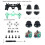 3D Joystick Kit for PS4 Controller JDM 011 1100 1000 US Version L1 R1 L2 R2 Trigger Button Conductive Rubber Flex Cable 2
