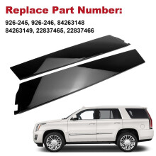 926-245 926-246 Rear Door Applique Side Window Trim Rearward for Tahoe/ Escalade/ Yukon 2015-2018