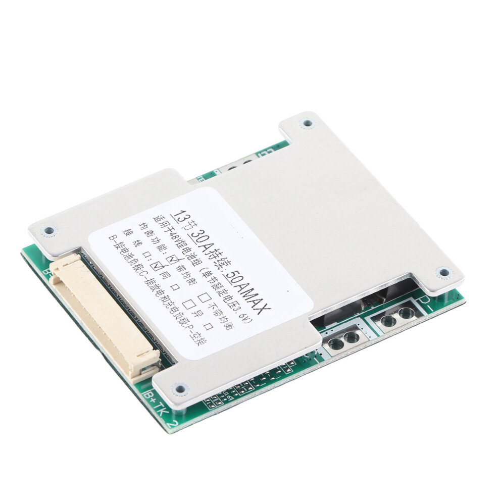 13S 30A Lithium Battery Protection Board Bms Pcb With Balance Charging 3681392558095