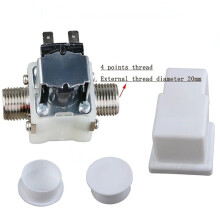 Électrovanne FPD-90A 12 V pour Chauffe-Eau Solaire, Vanne D'Entrée à 4 Points