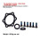 Bike Hub Adapter Disc Brake Bicycle Brake Disc Conversion Base Compatible with Boost Hub Conversion Bicycle Front Gasket 2