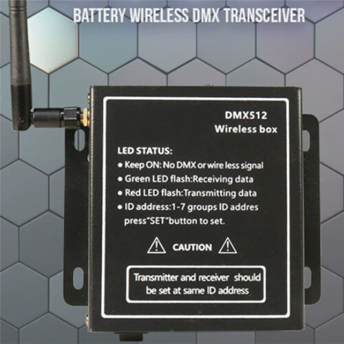 DMX512 Battery Wireless Controller Transmitter for 2.4G DMX Controller for Stage Par Light DJ Disco Bar Light EU Plug 2