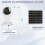 2pcs Type-C to  3.5 Adapter Cable & 2pcs  to Type-C Adapter Cable, for Outdoor Security Camera 4