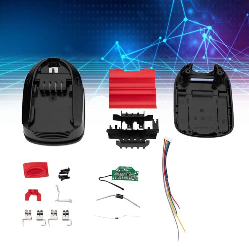 Battery Plastic Case for  18V PBA Old Model 5-Core Lithium Battery Protective Case Shell 2