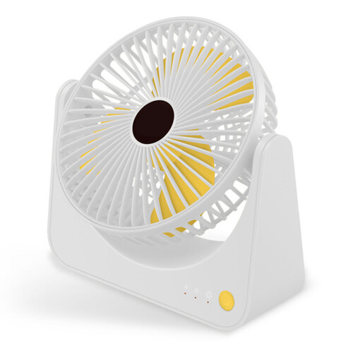 Genopladelig mini-skrivebordsventilator, USB-drevet 1