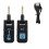 2.4G Wireless Guitar System Rechargeable Guitar Transmitter Receiver 48K/16bit Real- Transmission Rotatable Plug,B 2