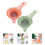 2 Sets Small Multi-Function Kitchen Funnel Set with Built-in Strainer-Ideal for Bottles,and Juice in Cooking and Baking 4