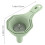 2 Sets Small Multi-Function Kitchen Funnel Set with Built-in Strainer-Ideal for Bottles,and Juice in Cooking and Baking 6