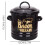 46oz Bacon  Grease Jar, Enamel Bacon Grease Container with Stainless Steel Filter, Includes Hanging Spatula 6