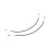 2Pcs Black Nylon Cello Tail Rope Replacement Set for Instrument Accessory 13