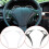 Car Steering Wheel Sequins Steering Wheel Button Decorative Frame Decorative Stickers for  5 Series E60 E61 03-10 B 7