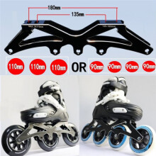 Lnline Skate Wheel Bracket Speed Skates Frame Base 4 Wheel Transfer 3 Wheels Inline Skate Aluminum Alloy Support