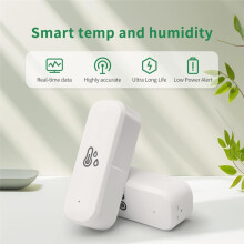 Home Zigbee Temperature and Humidity Sensor Remote Control SmartLife Work with Alexa  Assistant