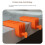 20Pcs Male Angle Tile Leveling System Clips Spacers with Tape for Floor Wall Ceramic Fixing Laying Construction Tools 2
