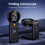 64G Handheld Digital Microscope for Kids Foldable Microscope 1080P AF Lens 2.0" IPS Color Screen 2mp 500x Magnification 9