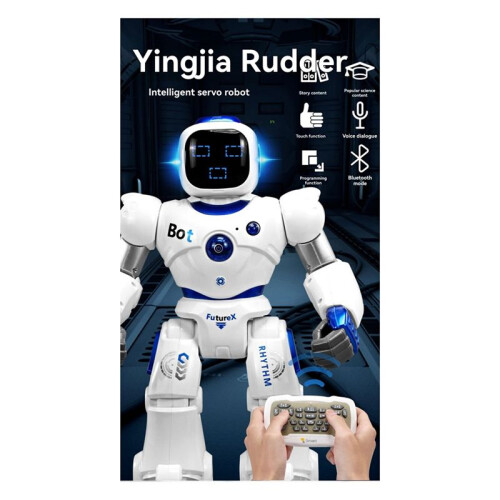 Interactive Voice-Controlled Robot Toy Programmable Dances High-Tech Features Ideal Birthday Gift for Children 1